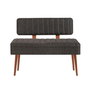 Hanah Home Banco 1053 - 1 Anthracite y Nogal